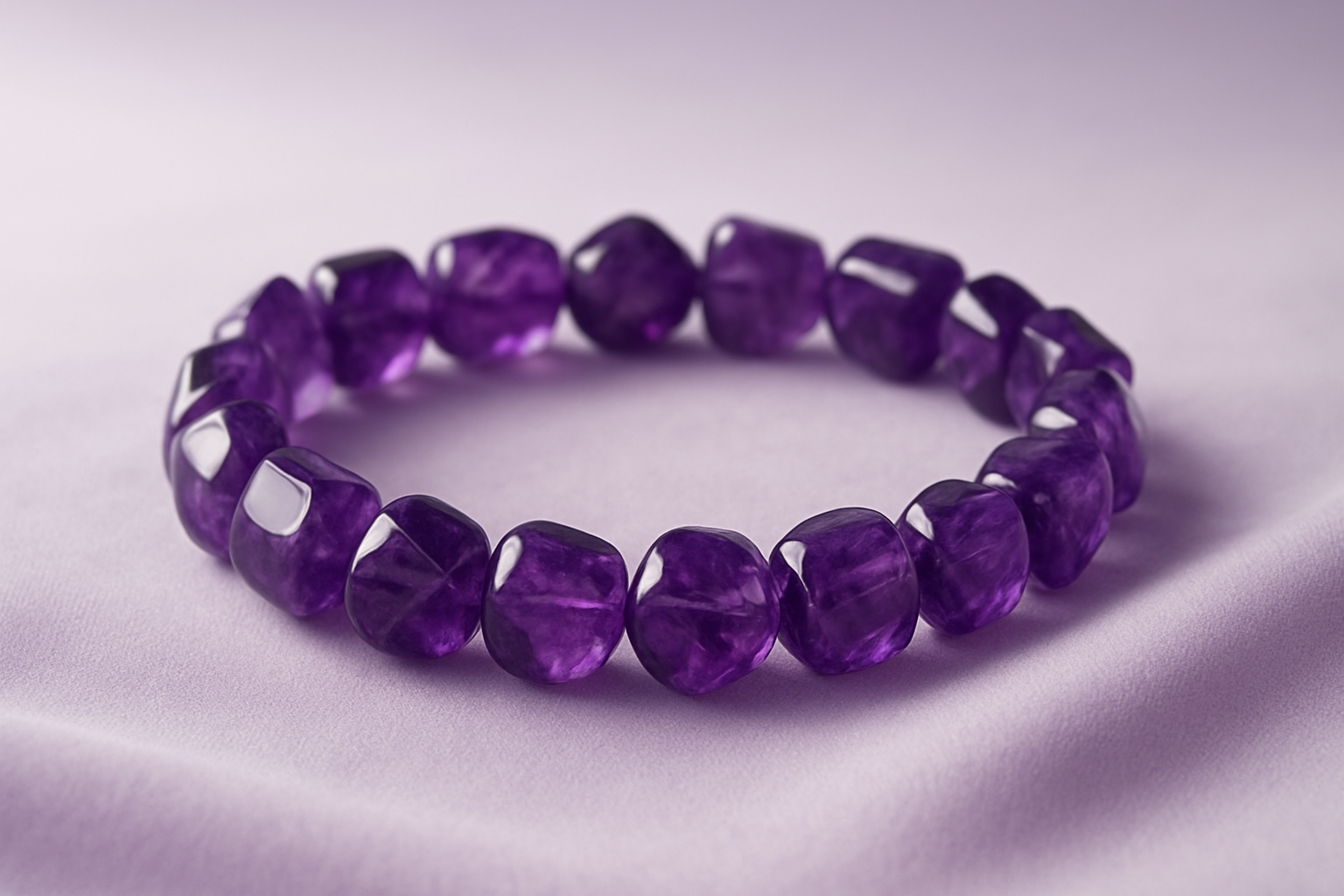 Paarse Kristal Armband